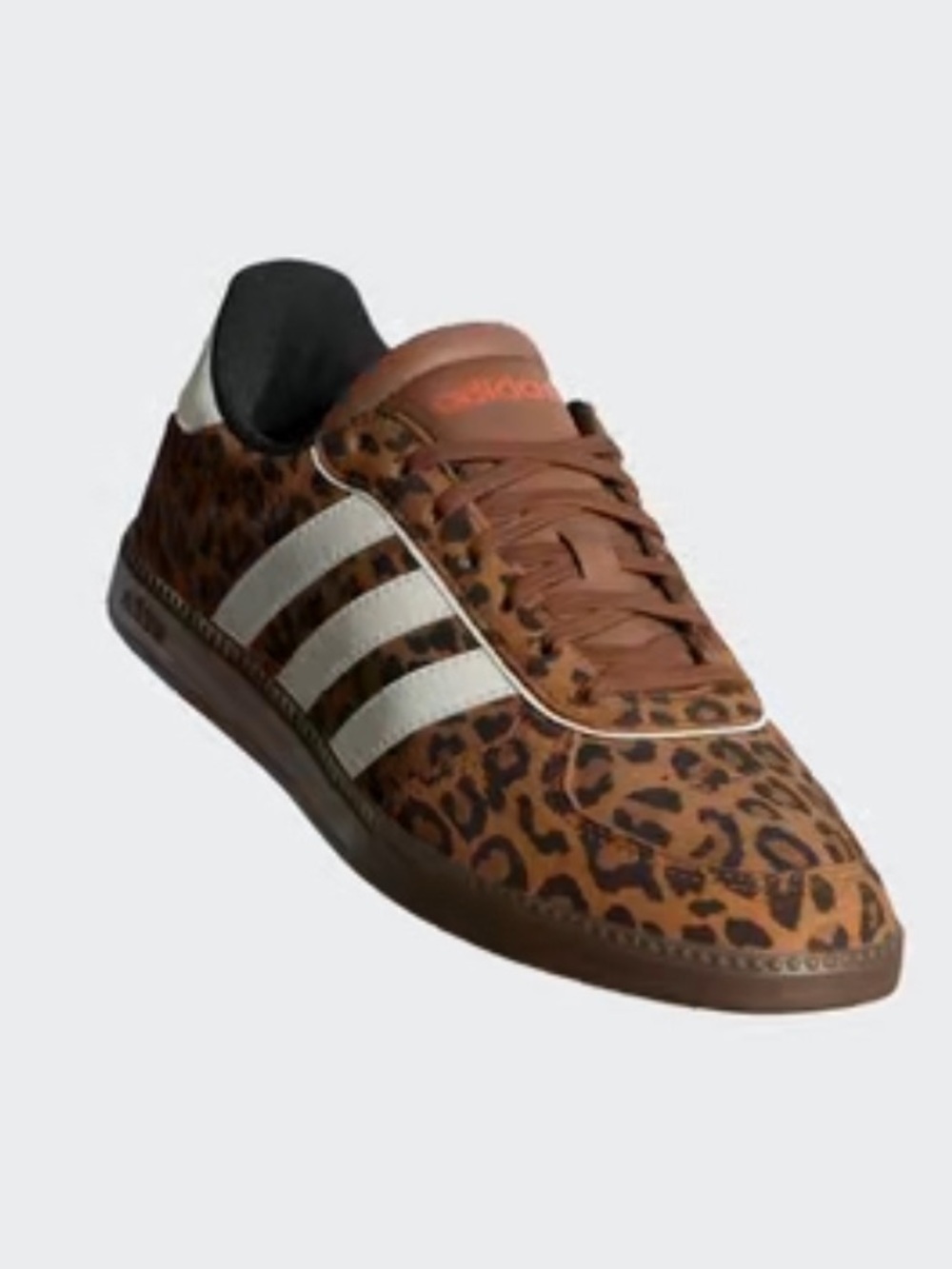 adidas Breaknet Leopard Print Sneakers - Brown & Cream
